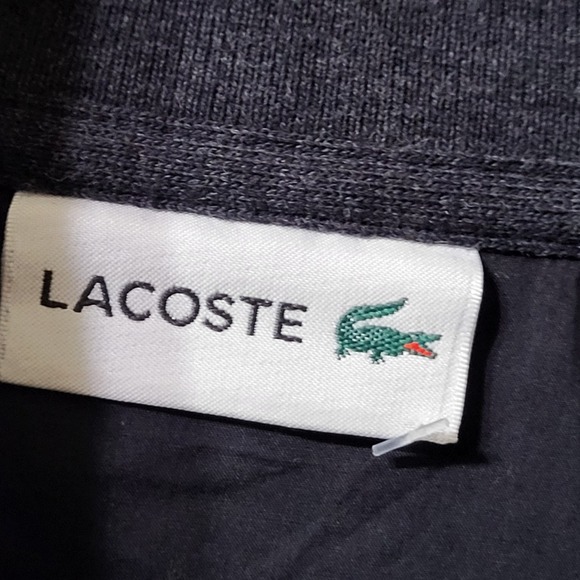 Lacoste Full Zip Sweatshirt Athletic Warm Up Mens 4XLT Tall Long Sleeve - Picture 3 of 13